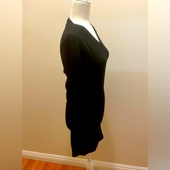HK COLLECTION MINI KNITTED BLACK DRESS, Size S-M - Picture 2 of 8